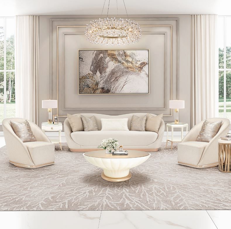 LaRachelle Sofa ICICLE MdChampagne